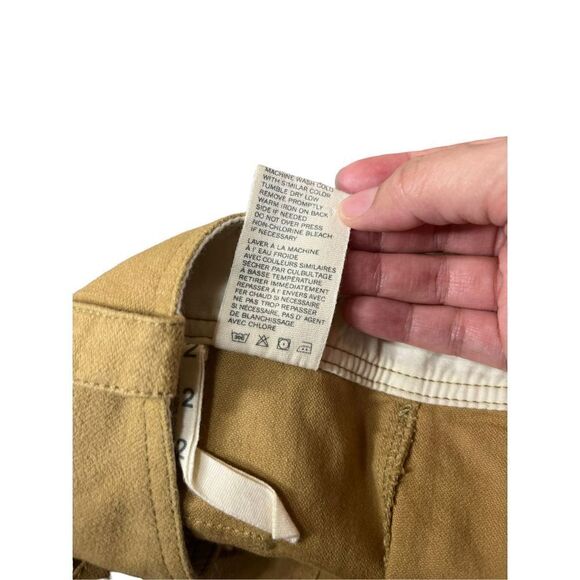 Anthropologie Paper Boy Utility Cargo Tan Skirt Size 2 - Picture 8 of 8